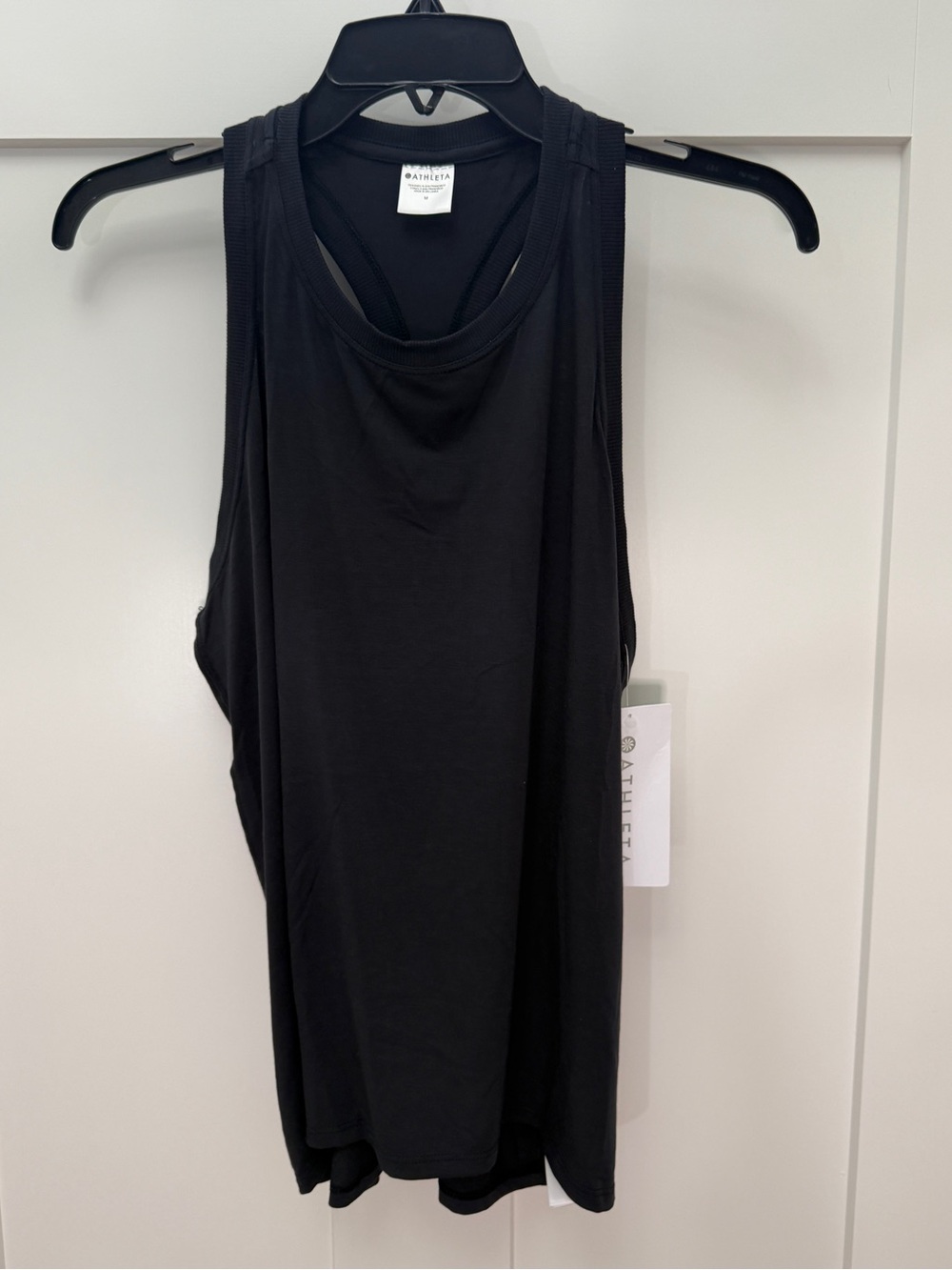 Athleta Black Racerback Workout Tank
